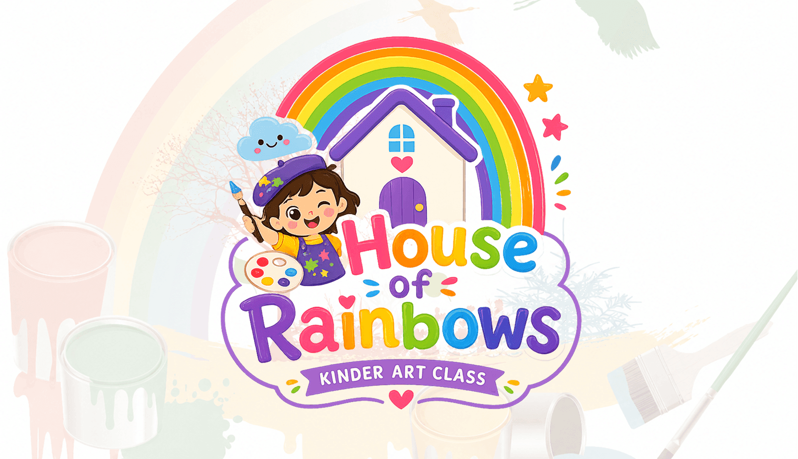 logo-design-for-house-of-rainbows-kids-art-academy Service Delivered image