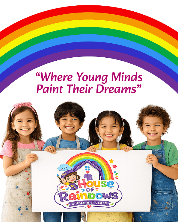 logo-design-for-house-of-rainbows-kids-art-academy Showcase3 image