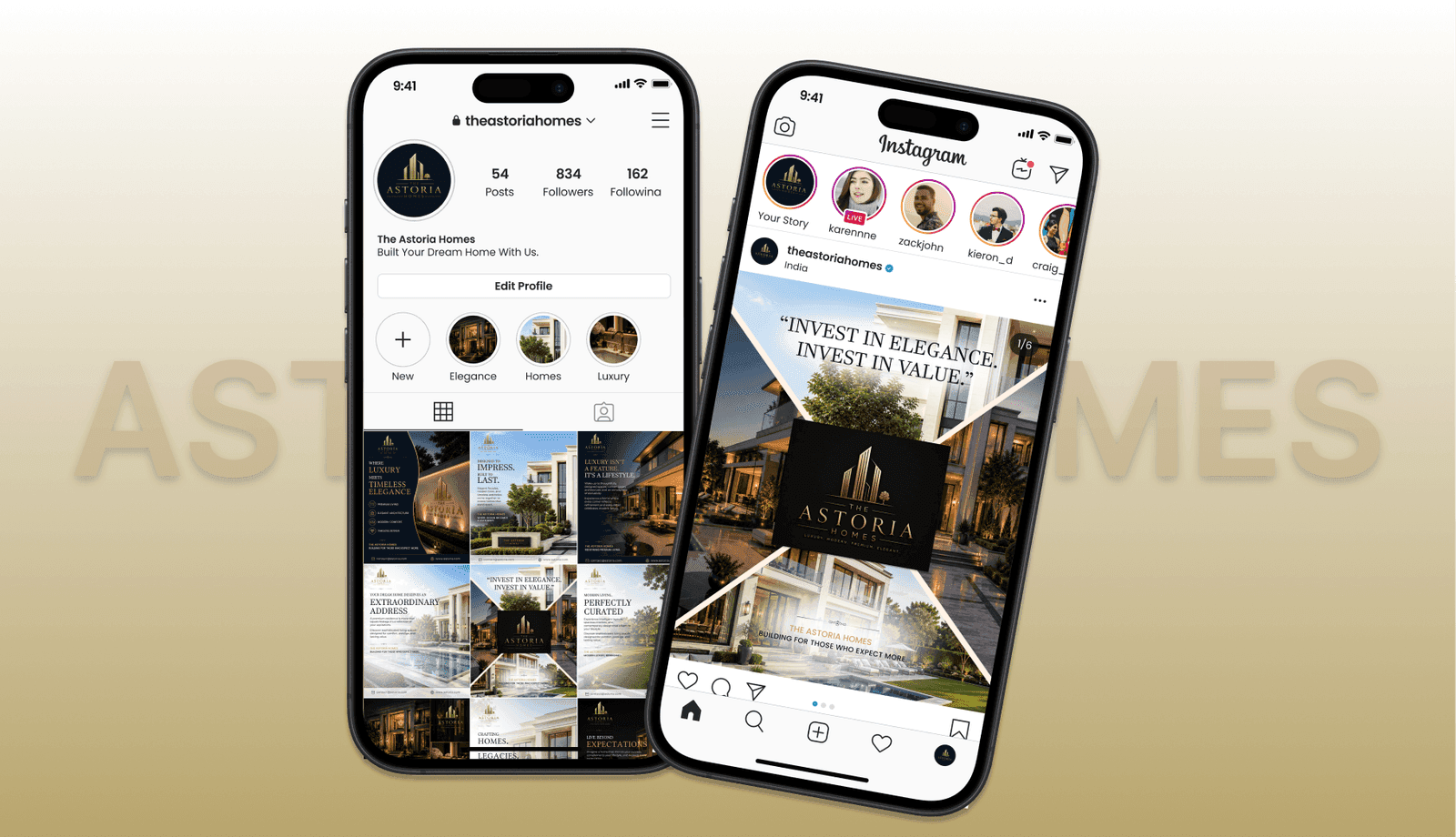 social-media-management-for-the-astoria-homes-brand Service Delivered image