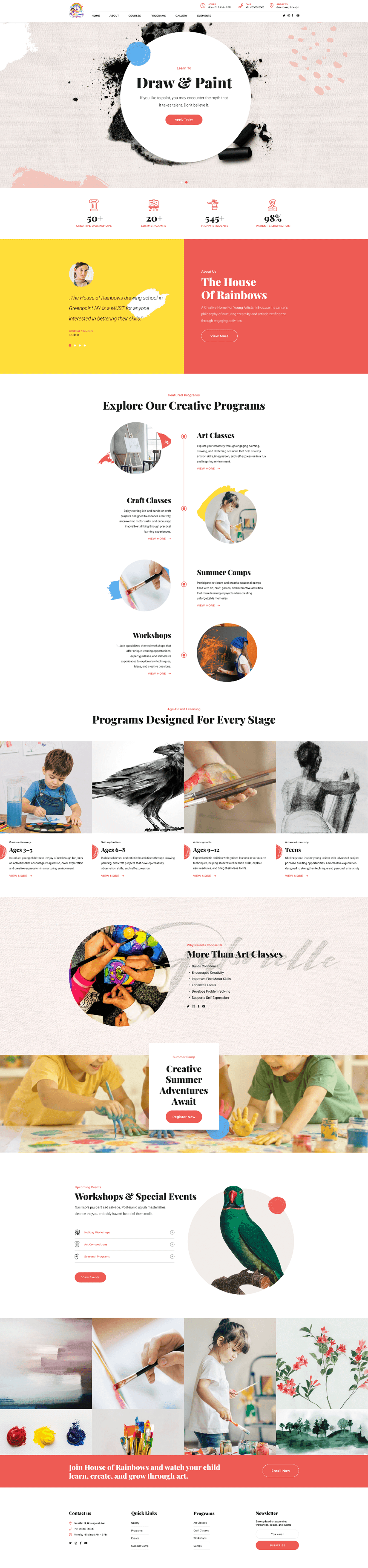 uiux-design-for-house-of-rainbows-kids-art-academy Service Delivered image