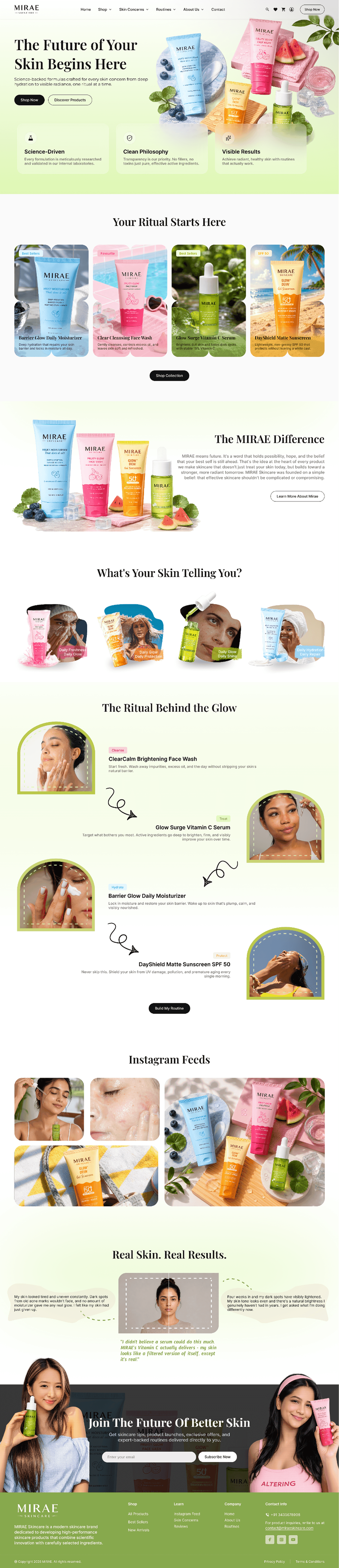 premium-skincare-uiux-design-for-mirae-growth Service Delivered image
