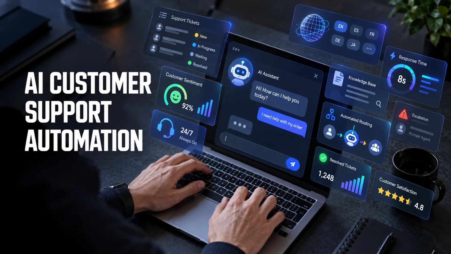 AI Customer Support Automation Image