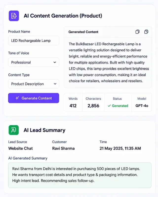AI Product Content llm Governance For Bulk Bazaar Showcase2 Img