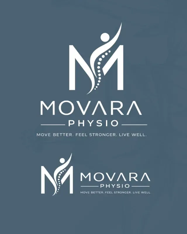 Logo Design For Movara Physios Rehabilitation Clinic Showcase3 Img