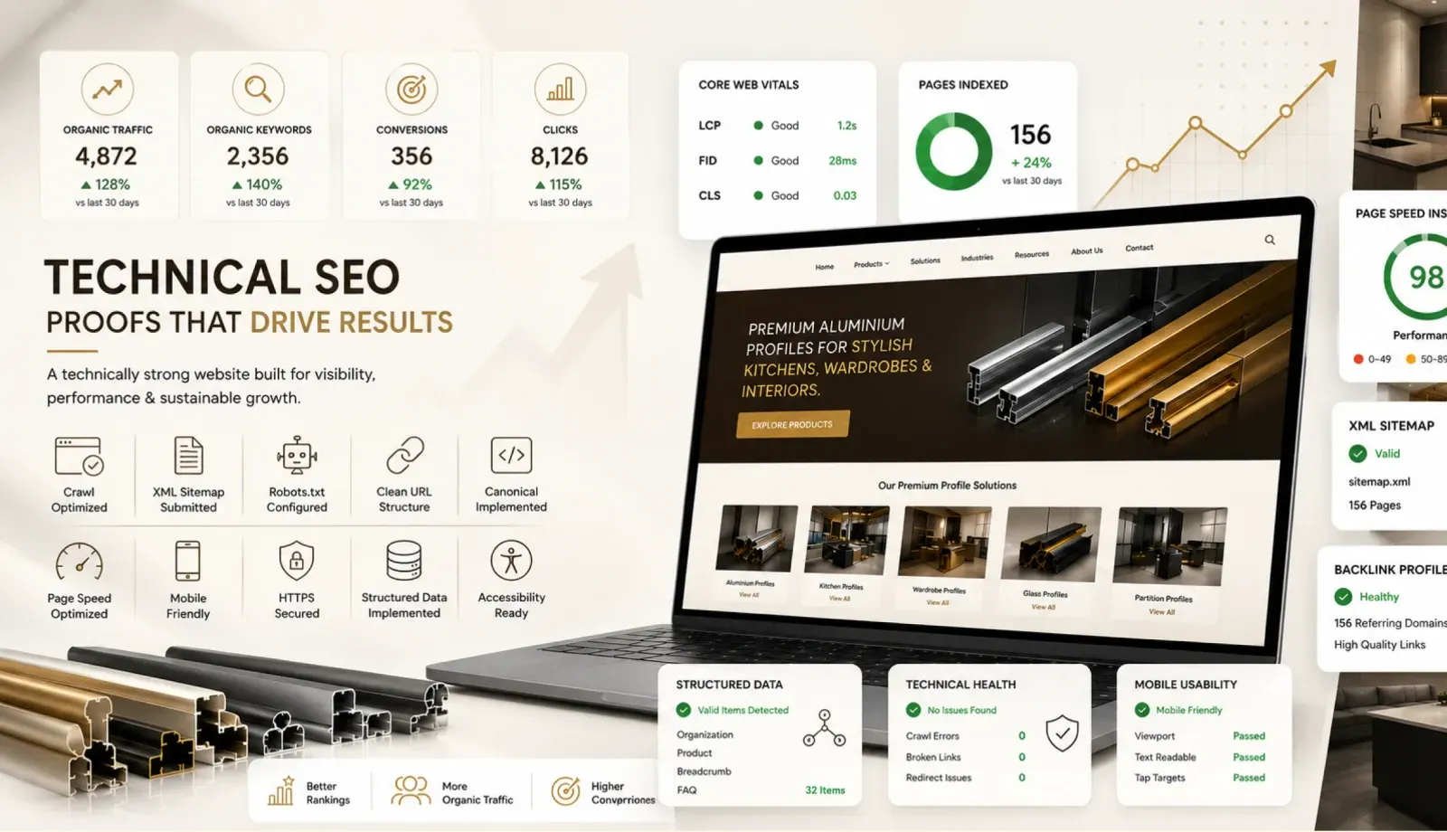 Technical SEO Foundation For Profile Houses B2b Platform Service Delivered Img