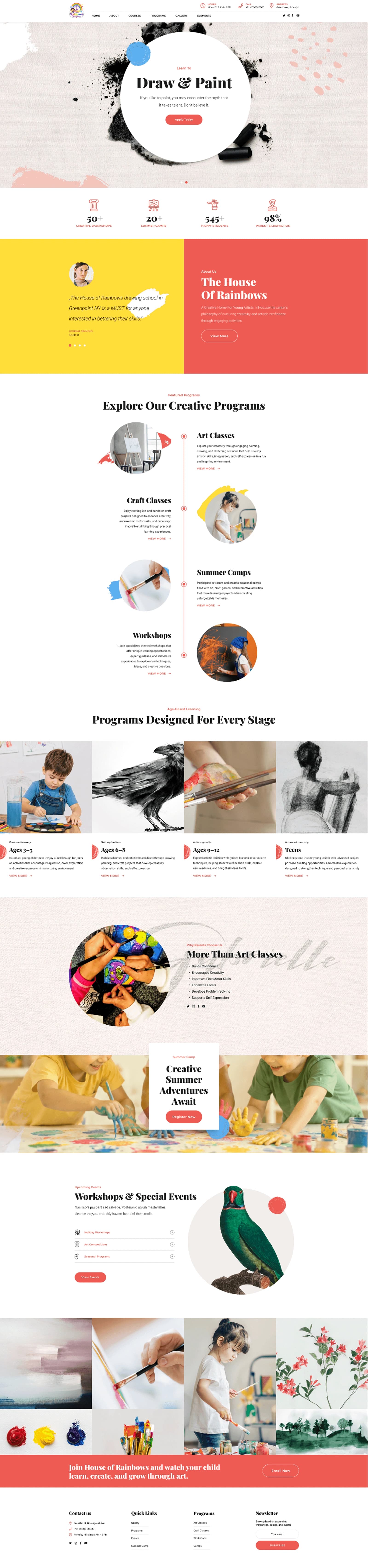 uiux-design-for-house-of-rainbows-kids-art-academy Service Delivered image