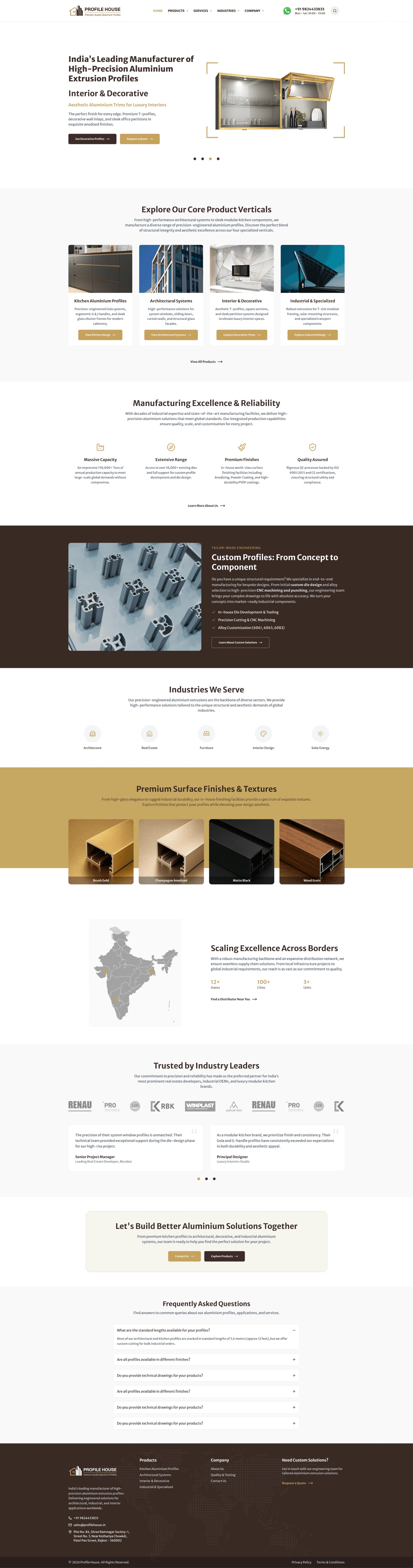 profile-house-building-a-structured-b2b-product-website Service Delivered