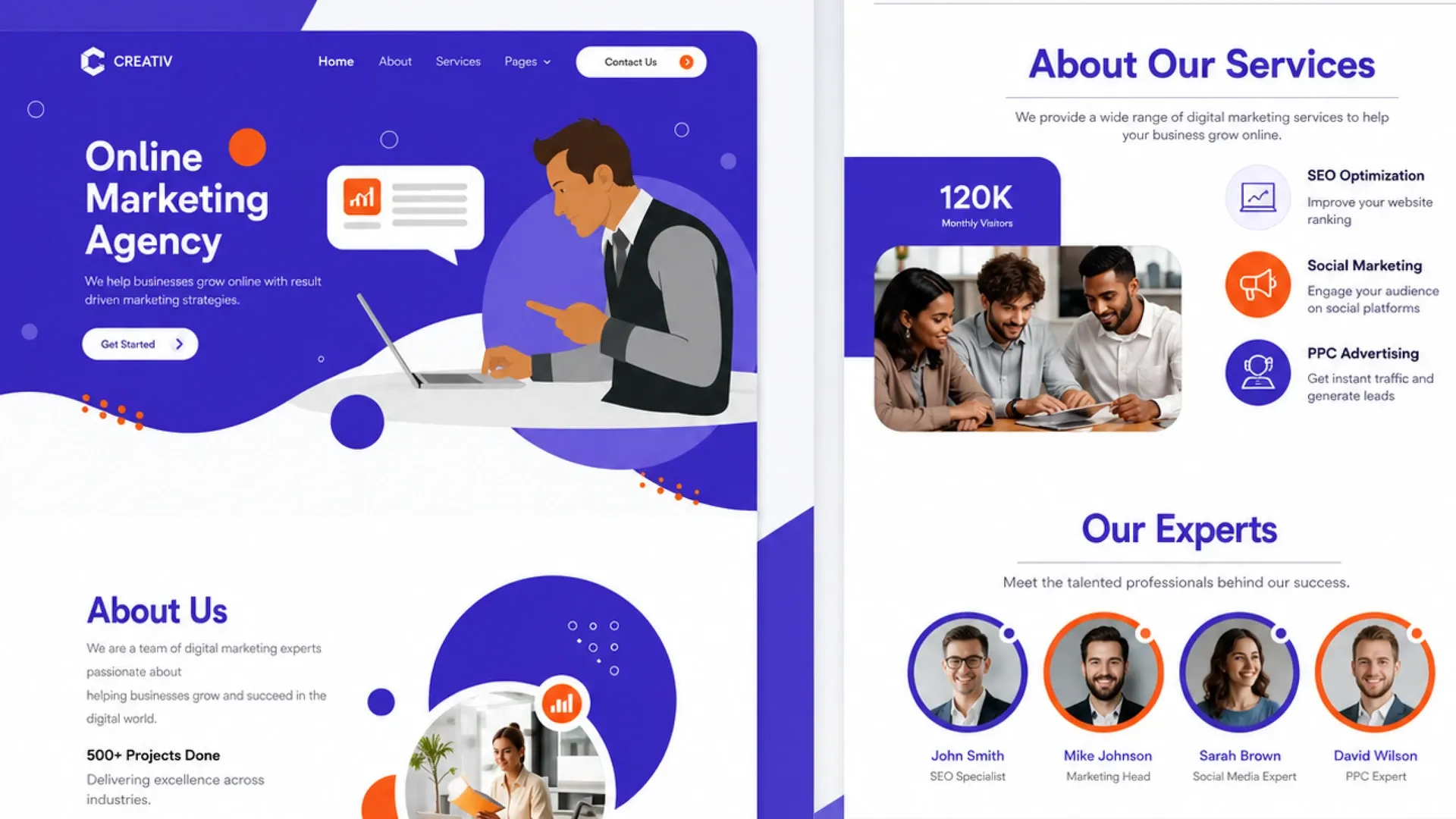Landing Page Design Services for